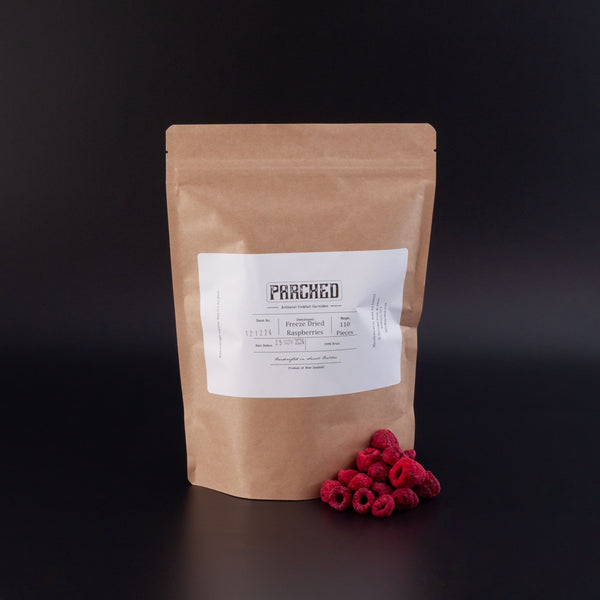 Parched Freeze Dried Whole Raspberries - 50pc